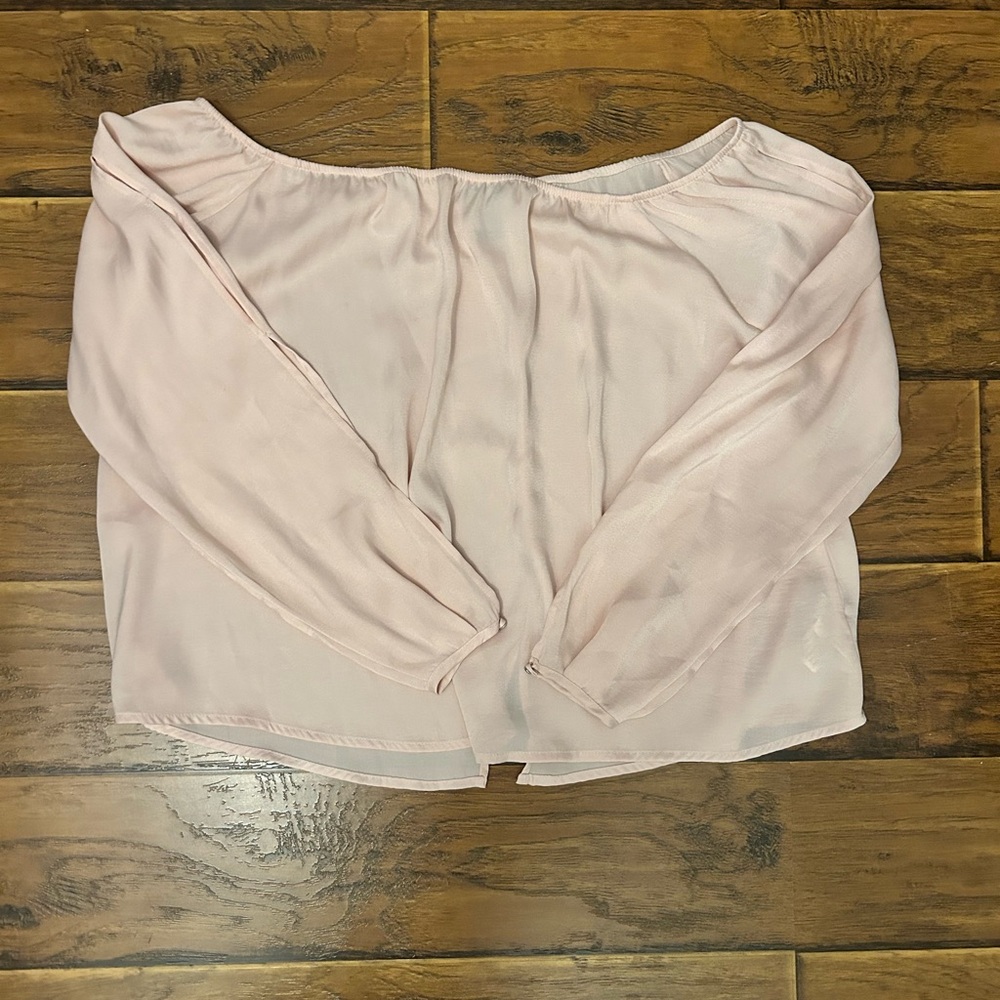 Forever 21 Blush Pink Off-Shoulder Top